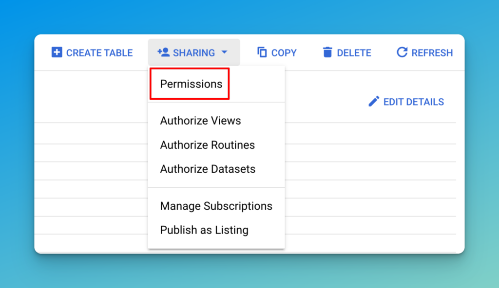 How to share a Google Dataset.